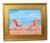 2020s Nautical Beach Folding Chairs Painting Including the Antiqued Gold Wood Frame For Sale - Image 5 of 5