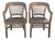 Pair Gunlocke Oak Bankers Armchairs, Early 20th Century, Victorian Design For Sale