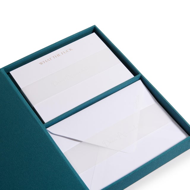10 engraved notecards and envelopes