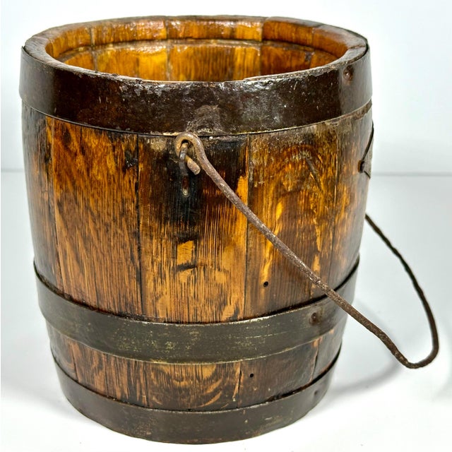 Antique Fahnestock Paint Bucket: 19th Century Pittsburgh, Pennsylvania For Sale - Image 6 of 10