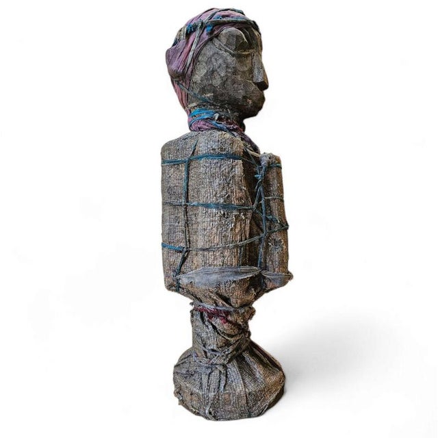 African Multi Material Figure, 1970s For Sale - Image 15 of 18