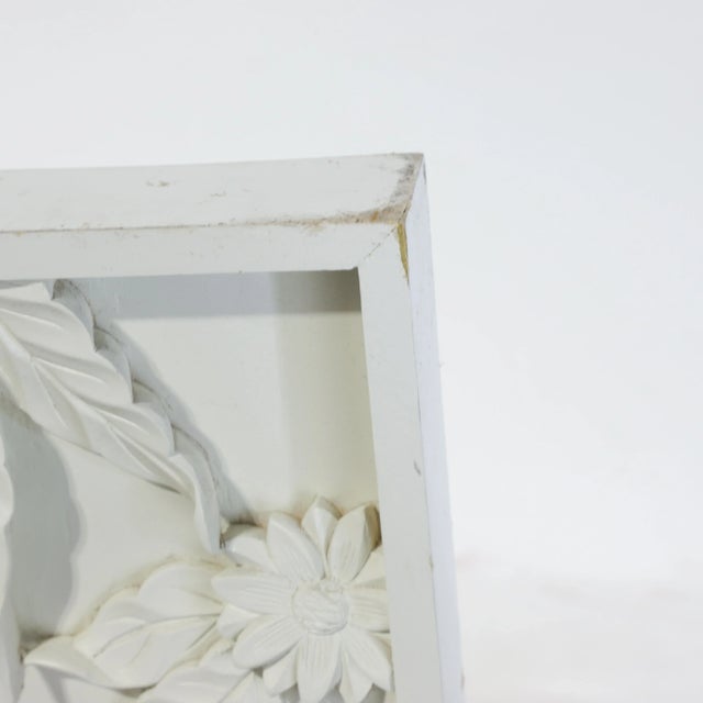 Pair of Modern White Relief Wall Panels With Bird and Grape Motifs For Sale - Image 17 of 18