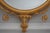 Traditional Carvers Guild Oval Gold Gilt Wall Mirror For Sale - Image 3 of 11