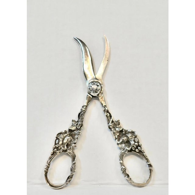 1920s Sterling Silver Grape Scissors For Sale In New York - Image 6 of 8