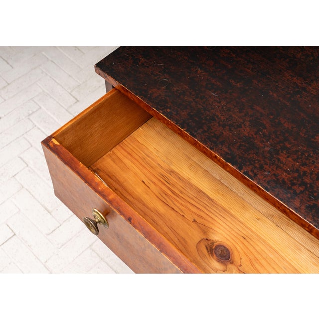 Antique Sheraton Birdseye Maple Chest For Sale - Image 10 of 15