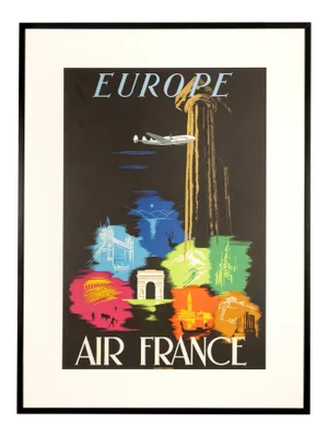 Europe Poster from Air France