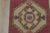 Red 1970s Turkish Bohemian Style Geometric Oushak Doormat Rug For Sale - Image 8 of 13