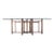 McGuire Rattan and Glass Oval Dining Table For Sale