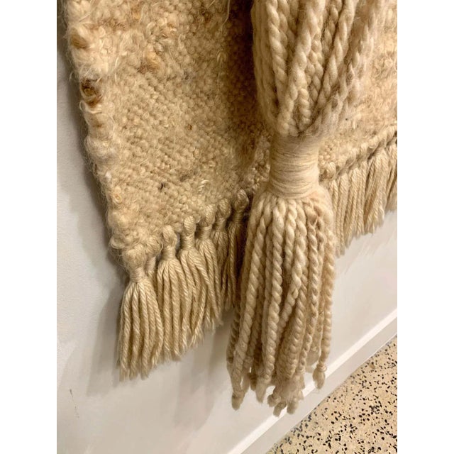Large Handwoven Wool Wall Art / Tapestry Attributed to Jane Knight For Sale In New York - Image 6 of 12