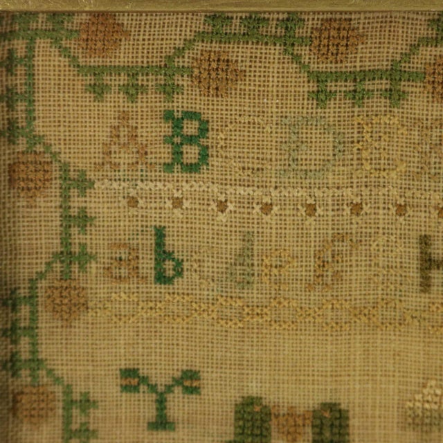 Antique Sampler, 1849, by Jane Joslin For Sale - Image 4 of 13
