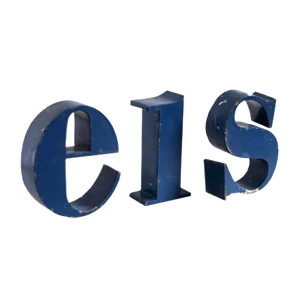 French Industrial EIS or SIE Letter Set, 1950s, Set of 3