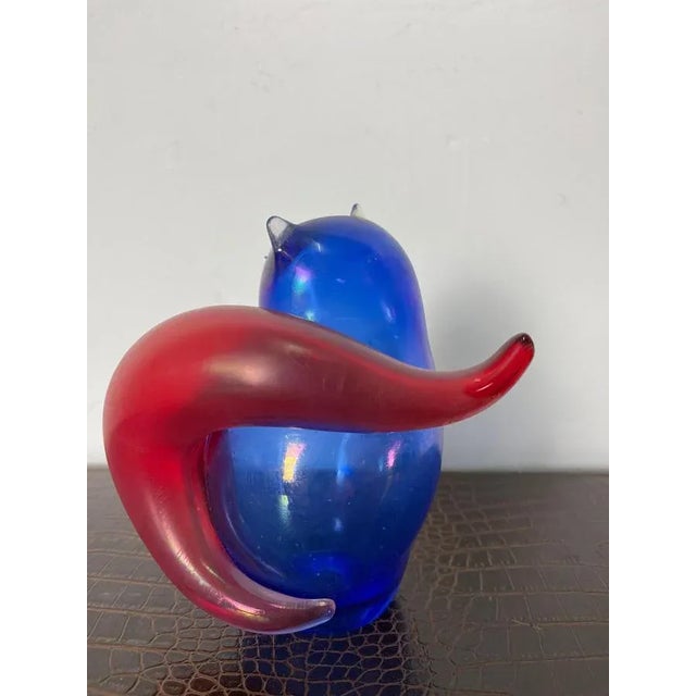 Glass Cat by Moretti For Sale - Image 4 of 9