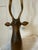 Mid-Century Brass Antelope Gazelle Head Figurine For Sale - Image 4 of 9