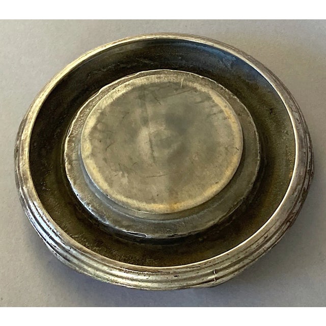 Silver-Plated French Antique Bronze or Brass Wine or Champagne Bottle Holder for the Table For Sale - Image 4 of 5