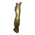 Brass Nude Sculpture by Listed Artist Emiel De Block For Sale