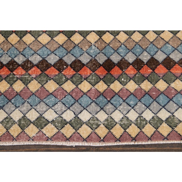 Vintage Turkish Wool Rug 4 X 7 For Sale - Image 10 of 13