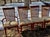 Set 10 Dining Chairs Mission Shaker Amish Style Cherry Wood Slat Backs 2 Arms 8 Sides. For Sale - Image 4 of 8