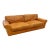 Caramel Leather Sofa. Distressed Full Grain Leather Couch For Sale