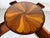 Mid-Century Modern Vintage Thomasville Ernest Hemingway Collection Inlaid Pinwheel Round Center Table With Drawers For Sale - Image 3 of 12