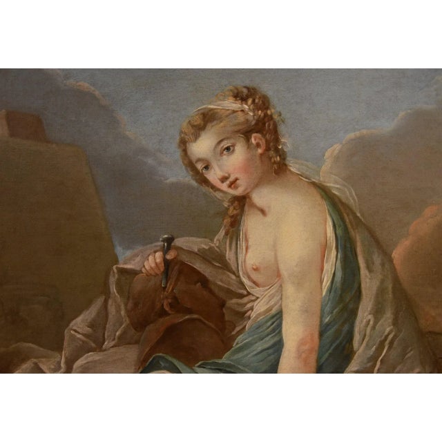 Pierre Charles Trémolières, Mythological Allegory, 1730, Oil on Canvas For Sale - Image 7 of 12
