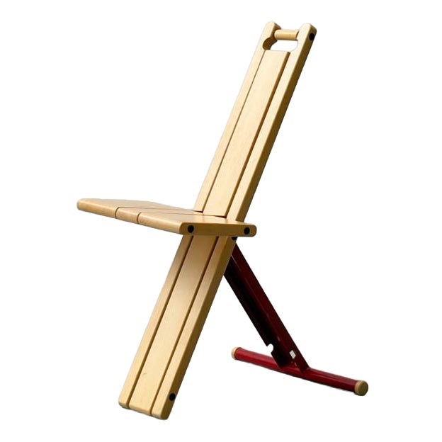 Grasshopper Folding Chair by Torstein Nilsen for Møremøbler, Norway, 1982 For Sale
