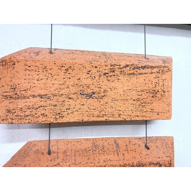 Framed Terracotta Wall Sculpture, 1980s For Sale - Image 12 of 18