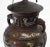 Brown Mid 20th Century Large Bronze Enamel Decorated Oriental Table Lamp For Sale - Image 8 of 9