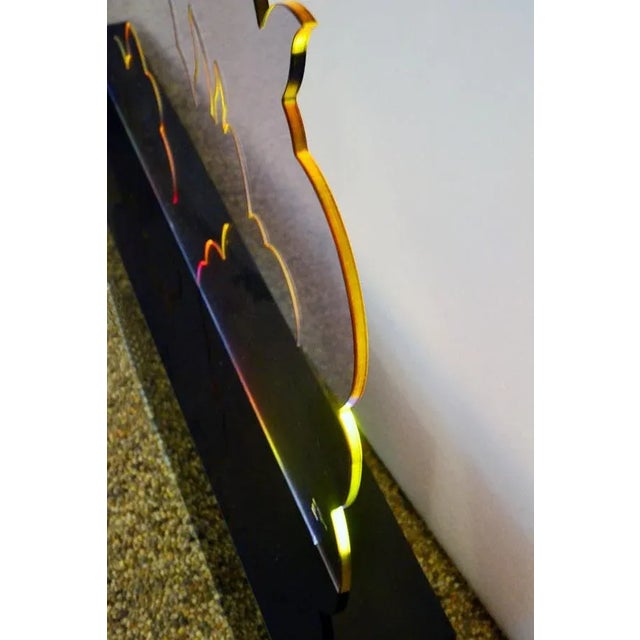 Siepe Acrylic Glass Illuminated Prototype Sculpture by Gino Marotta for Studio Superego, 2000s For Sale - Image 6 of 9
