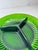 1940s Mid Century Modern Retro Starburst Green and Brass Divided Candy Dish For Sale In Charleston - Image 6 of 12