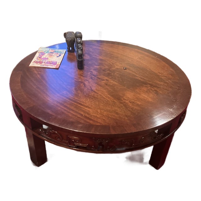 Early 19th Century Mahogany Inlaid Open Work Coffee Table For Sale