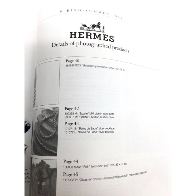 Hermès Vintage Collectible Magazine “The World of Hermès” 1997 For Sale - Image 4 of 12