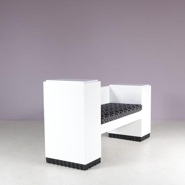 Wood Bench in the style of Wiener Werkstätte, Austria, 1930s For Sale - Image 7 of 17
