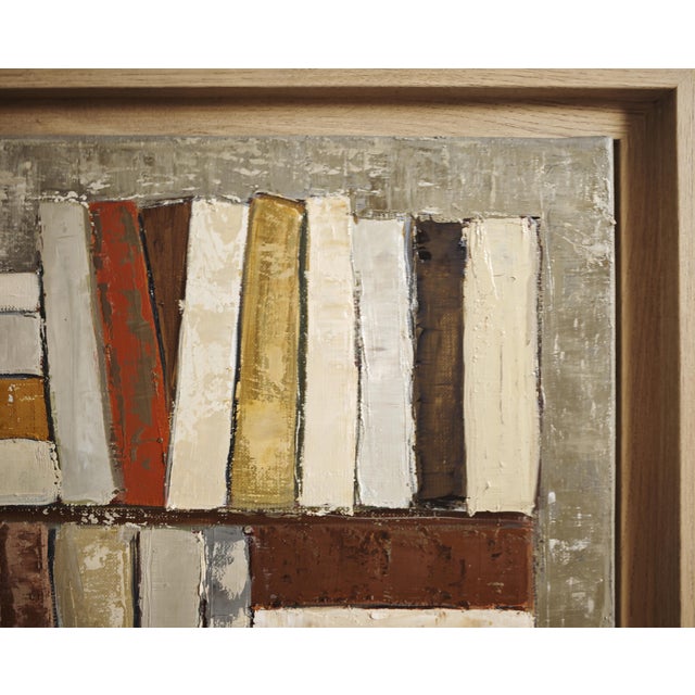 Quiet Structure, Contemporary, Abstract Library, Framed by Sophie Dumont For Sale - Image 4 of 8