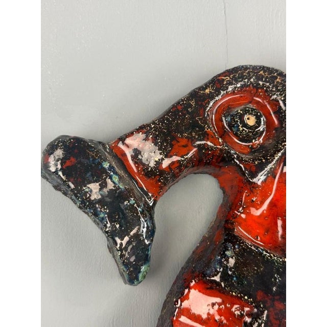 1960s Large Brutalist Seahorse Wall Decoration by Piet Lemahieu, Belgium, 1960s For Sale - Image 5 of 18