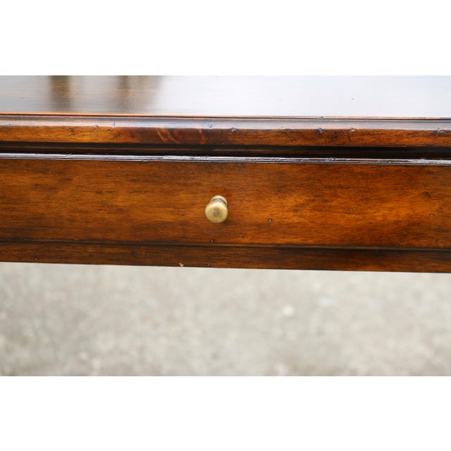 Wood Woodbridge Furniture Regency Style Writing Desk For Sale - Image 7 of 12