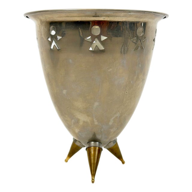 Vintage Alessi Style Champagne Cooler, 1960s For Sale