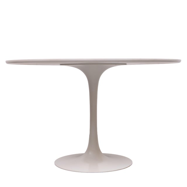 Mid-Century Modern Space Ace Round Tulip Dining Table by Maurice Burke for Arkana, 1960s For Sale - Image 3 of 8