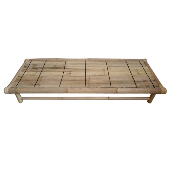 Low Bamboo Platform Lounge Bed Chairish
