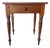 Sheraton Cherry Side Table, Antique American Design For Sale