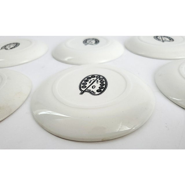 Traditional Coasters Fornasetti Style Flowers For Sale - Image 3 of 12