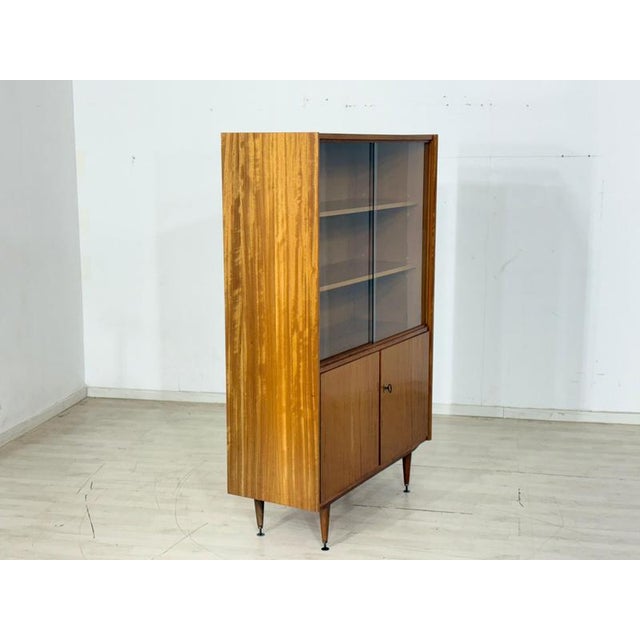 Bookcase in Walnut Veneer, 1960s For Sale - Image 10 of 13