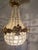 French 1980s French Louis XVI Gold Bronze Chandelier For Sale - Image 3 of 18