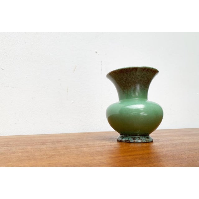 Art Deco German Ceramic Vase from Jasba, 1940s For Sale - Image 13 of 16