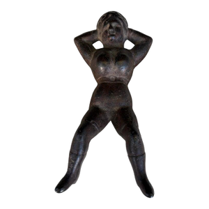 19th Century Cast Iron Lady Boot Jack