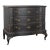 Late 18th Century Black Chest of Three Drawers For Sale