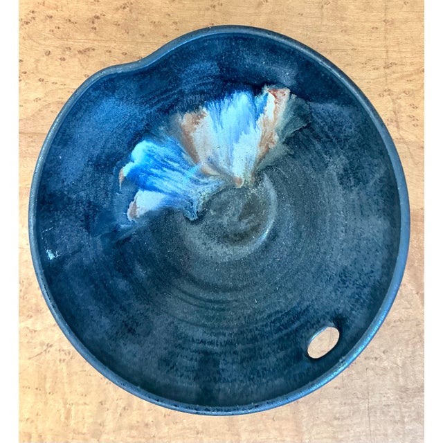 Vintage Glazed Studio Pottery Bowl For Sale - Image 12 of 12