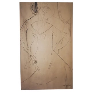 Amedeo Modigliani, La Belle Anglaise, 1959, Print For Sale