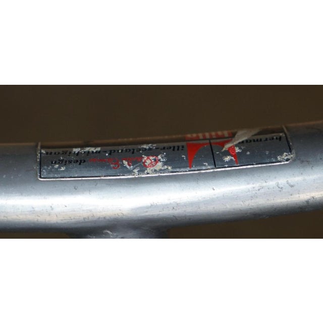 Vintage Hillie Stamped Black Leather Swivel Lounge Chairs from Herman Miller, Set of 2 For Sale - Image 14 of 18