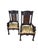 19th Century Pair of American Carved Oak Chairs For Sale - Image 4 of 12