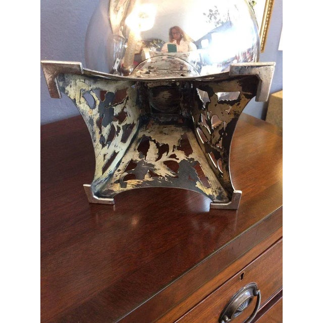 Vintage Silver Plate Compote & Aqua Floats - Set of 11 For Sale - Image 5 of 8